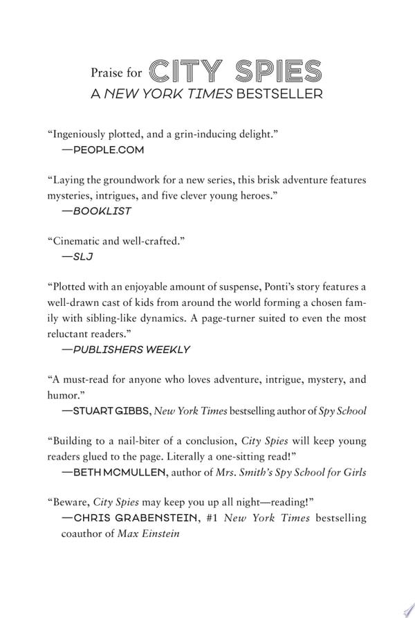 City Spies series cover