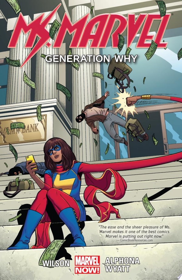 Ms. Marvel series cover
